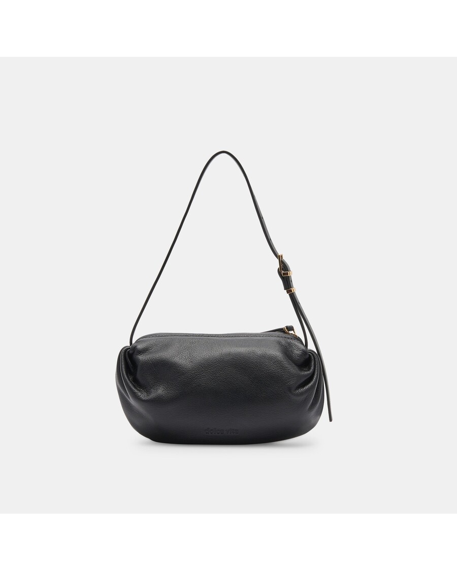 Dolce Vita LIVI SHOULDER BAG BLACK LEATHER