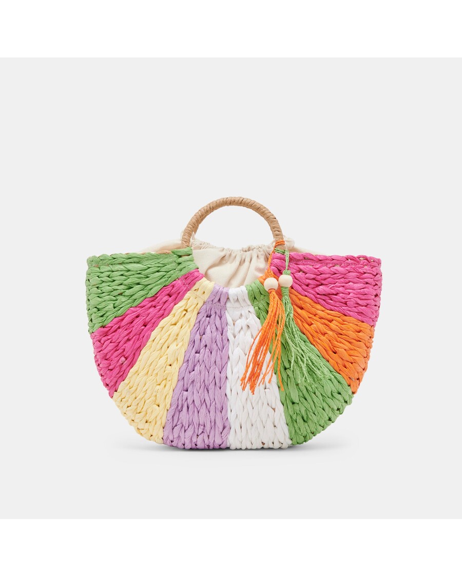 Dolce Vita ESTELLE HANDBAG MULTI RAFFIA