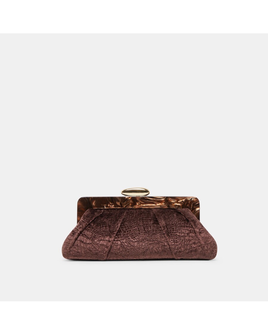 Dolce Vita DANNY CLUTCH BROWN VELVET