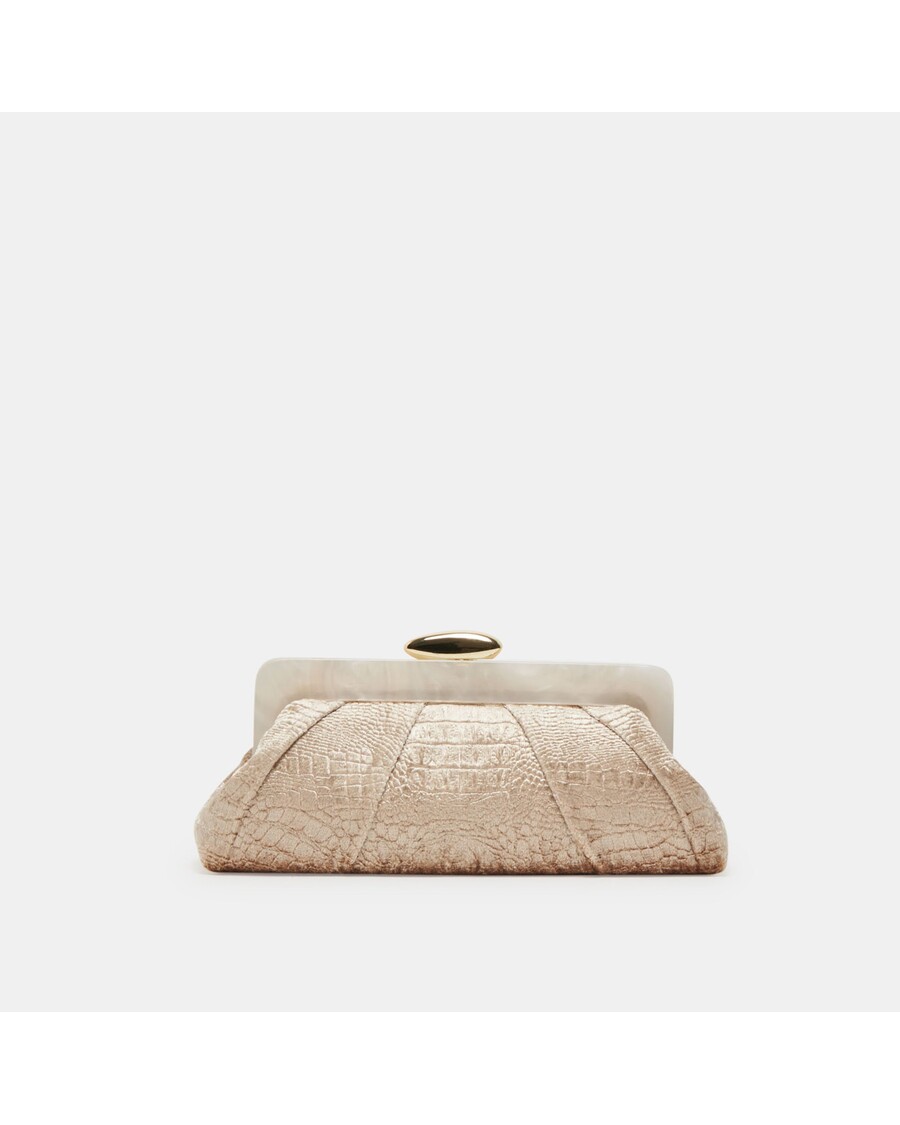 Dolce Vita DANNY CLUTCH TAUPE VELVET