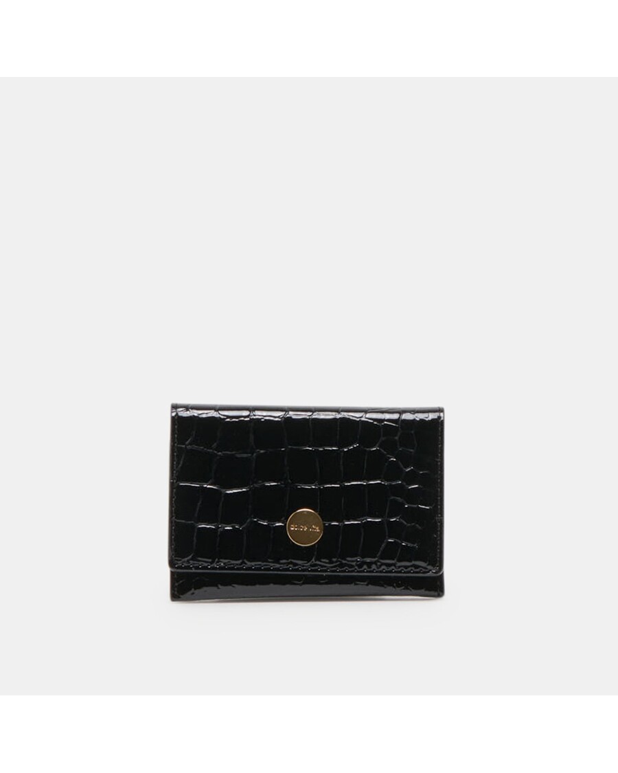 Dolce Vita MINNIE WALLET BLACK CROCO STELLA