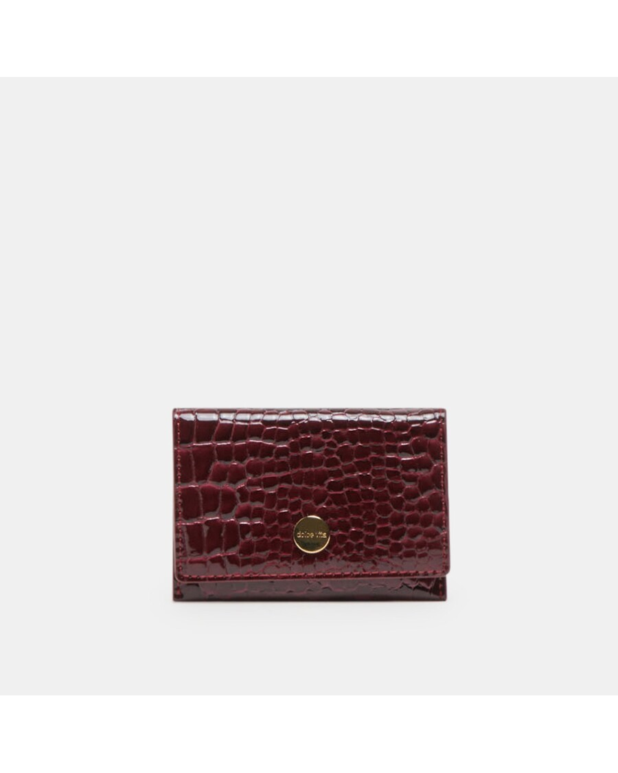 Dolce Vita MINNIE WALLET WINE CROCO STELLA