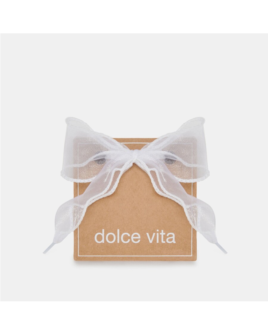 Dolce Vita CURLY ORGANZA LACE WHITE