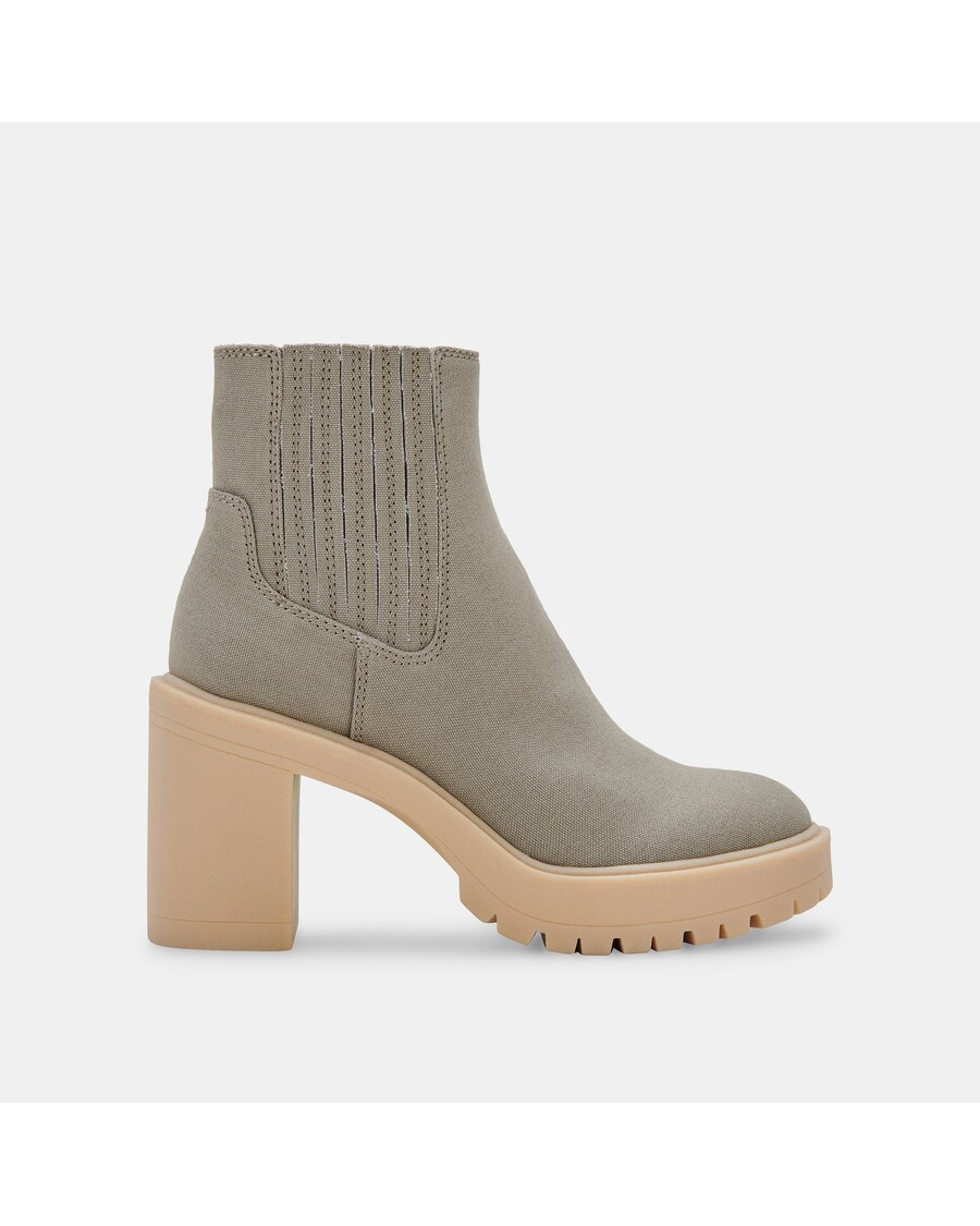 Dolce Vita CASTER BOOTIES SAGE CANVAS