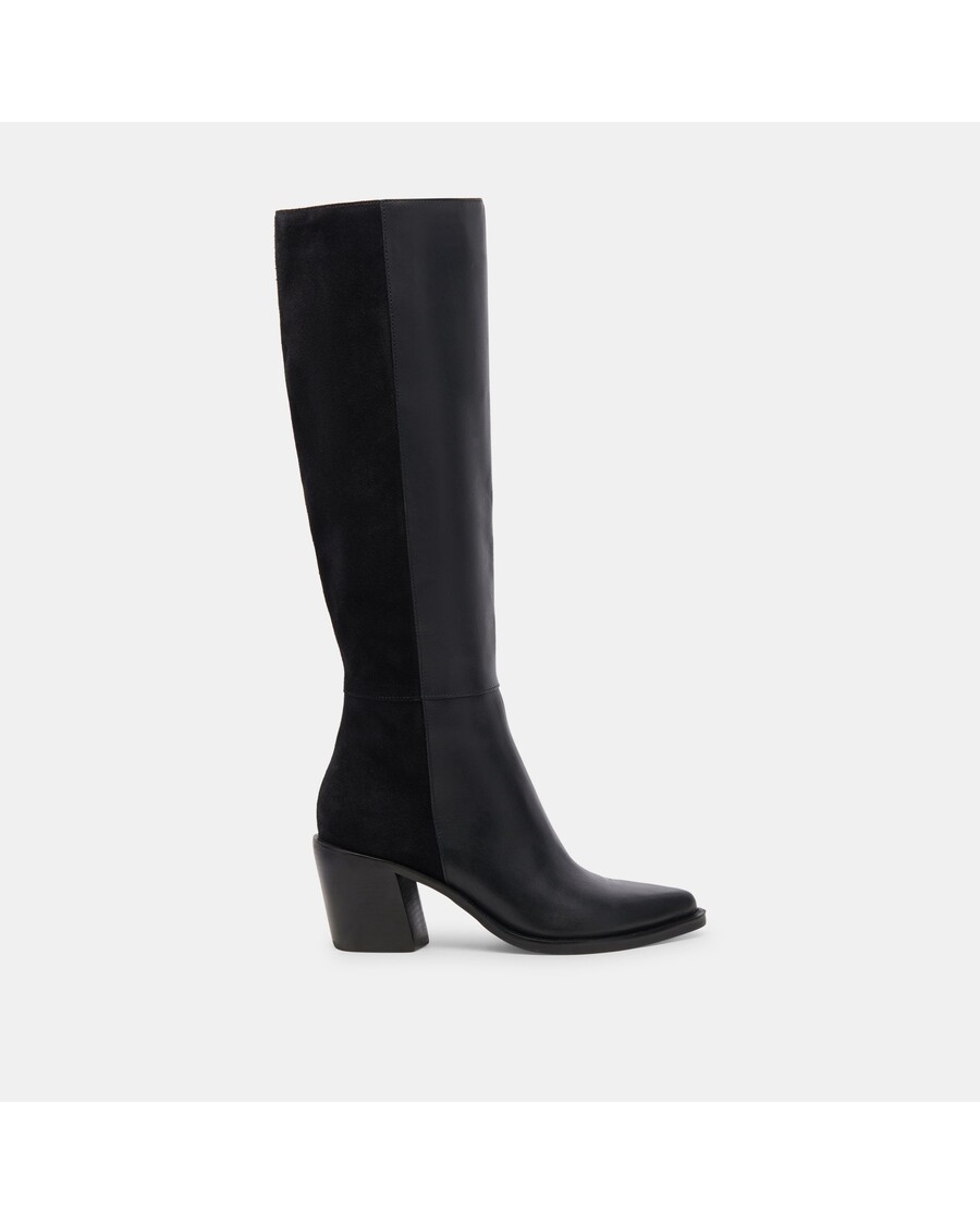 Dolce Vita KRISTY BOOTS BLACK LEATHER