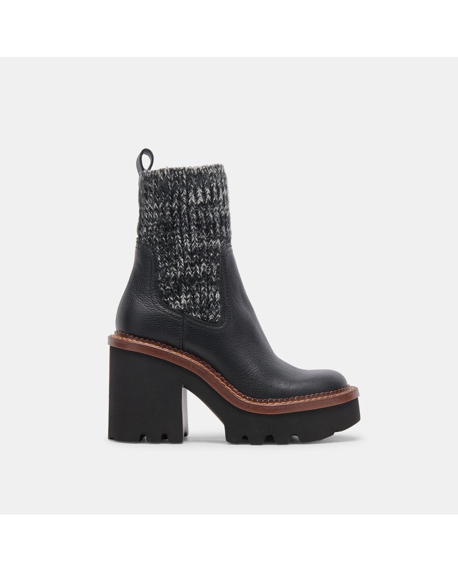 Dolce Vita DRAGO BOOTS BLACK LEATHER