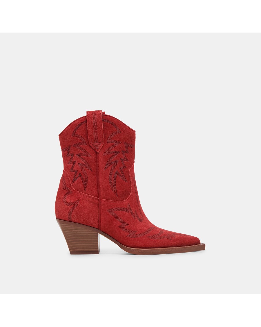 Dolce Vita RUNA BOOTS RED SUEDE