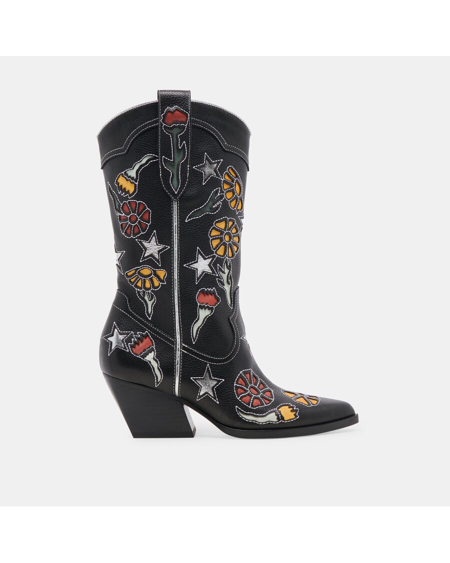 Dolce Vita LASSIE BOOTS BLACK MULTI LEATHER