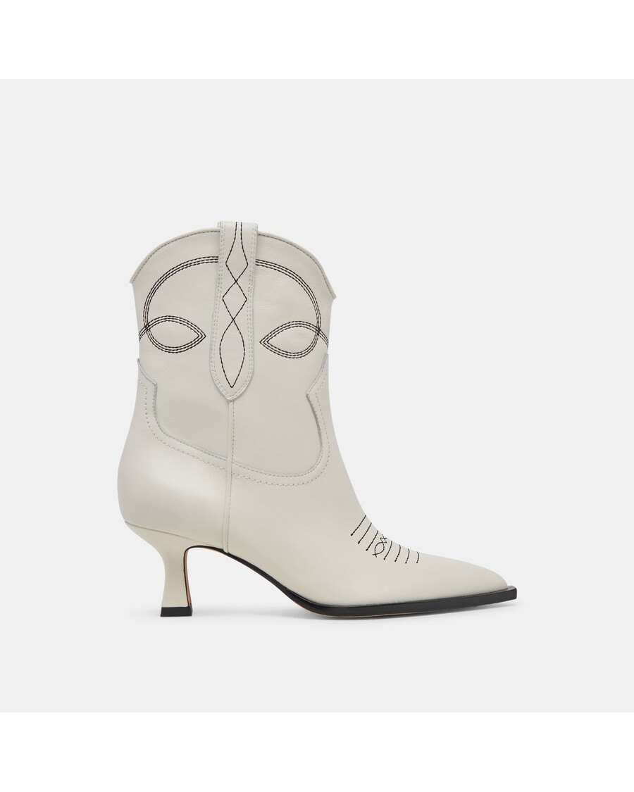 Dolce Vita ANGEL BOOTIES WHITE LEATHER