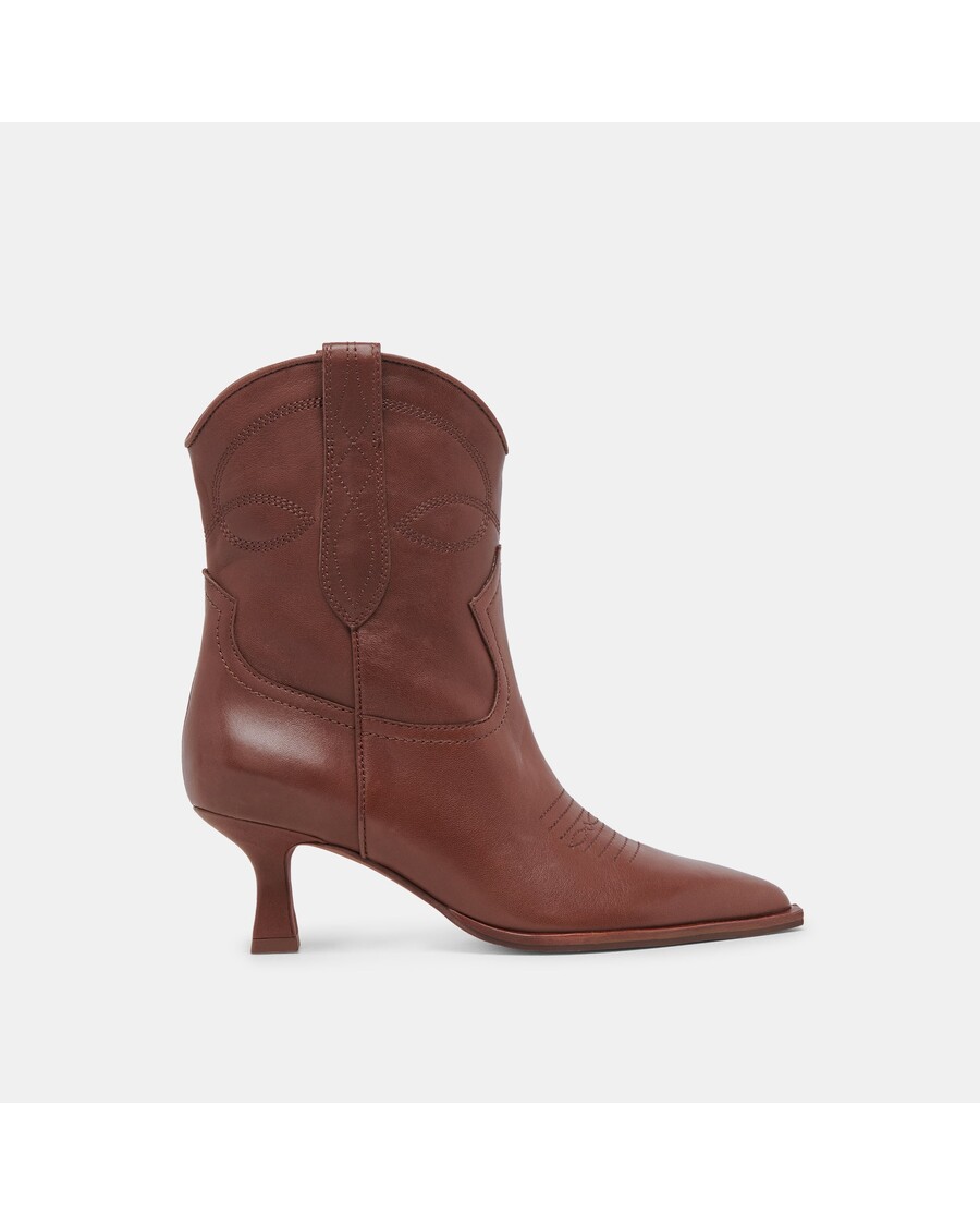 Dolce Vita ANGEL BOOTIES CHOCOLATE LEATHER