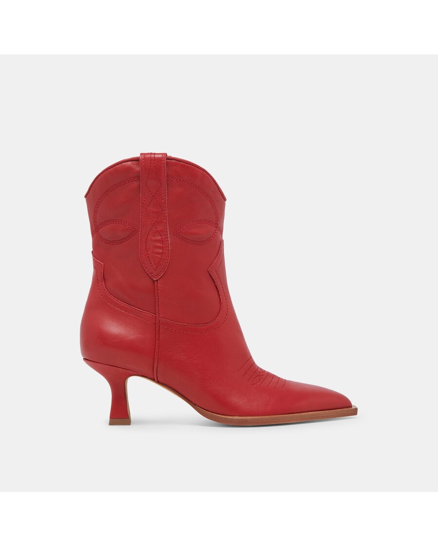 Dolce Vita ANGEL BOOTIES RED LEATHER