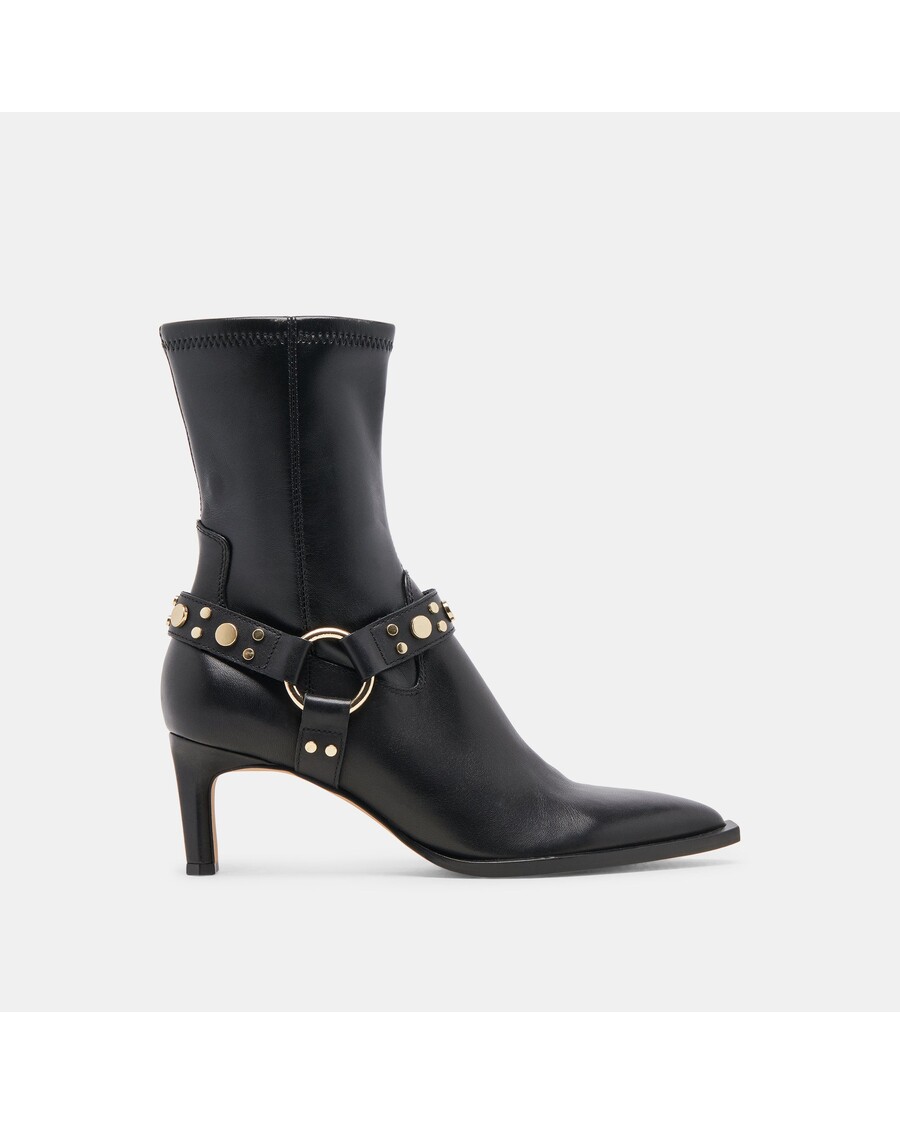 Dolce Vita ARYA STUD BOOTS BLACK LEATHER