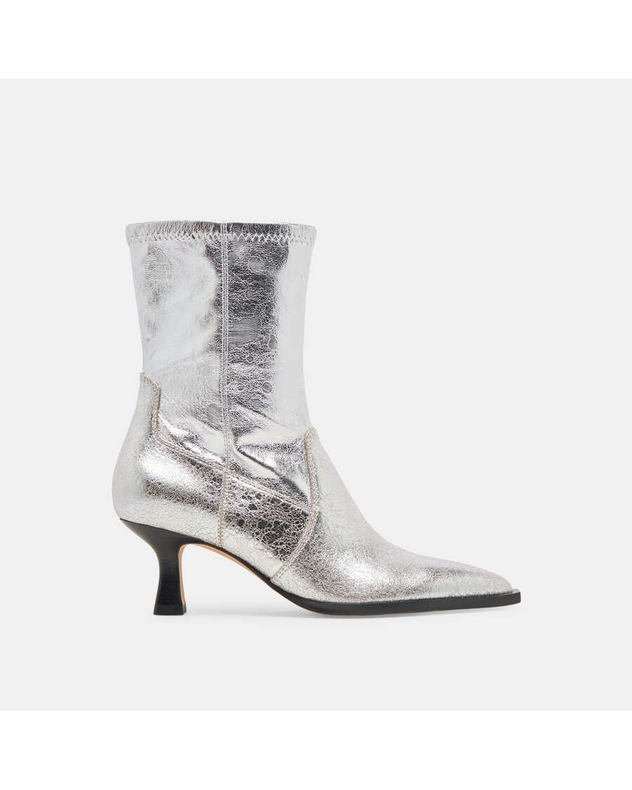 Dolce Vita ARYA BOOTS SILVER DISTRESSED LEATHER