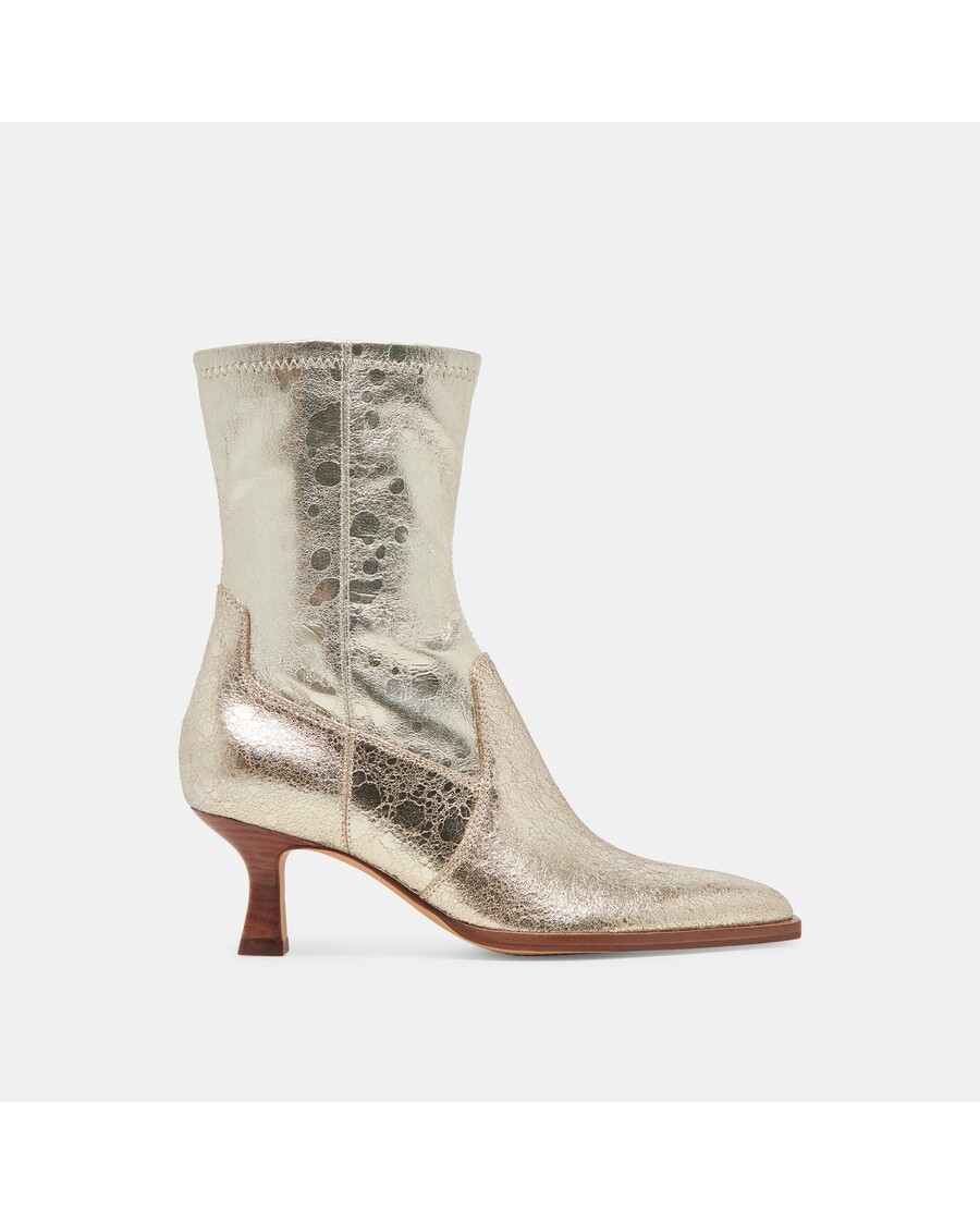 Dolce Vita ARYA BOOTS LIGHT GOLD DISTRESSED LEATHER