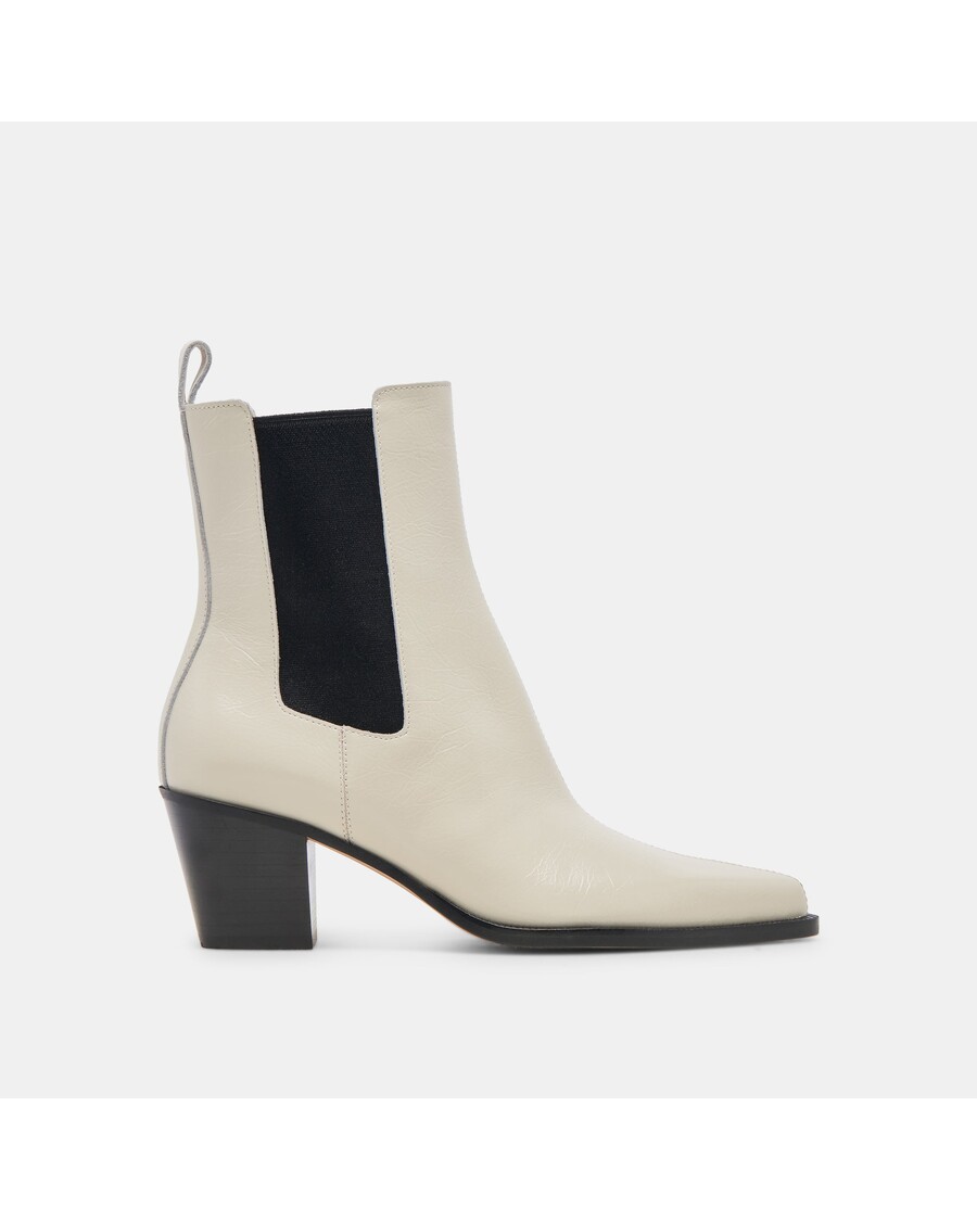 Dolce Vita SHADIE H2O BOOTIES IVORY CRINKLE PATENT