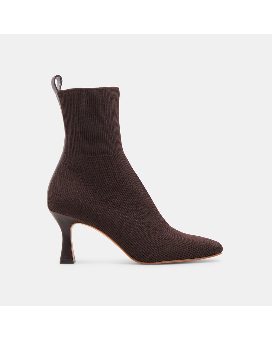 Dolce Vita GLAMOR KNIT BOOTS DK BROWN KNIT