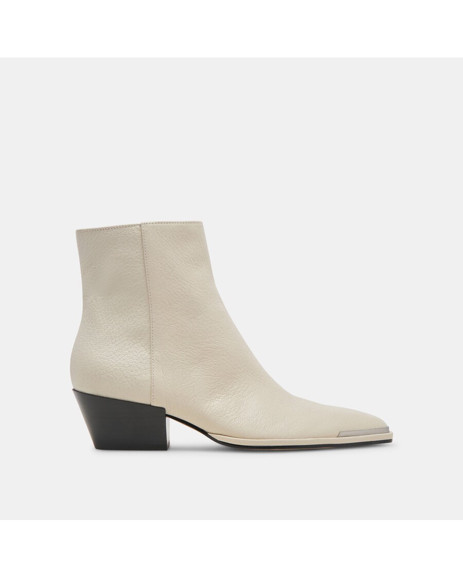 Dolce Vita NONAH BOOTIES IVORY LEATHER