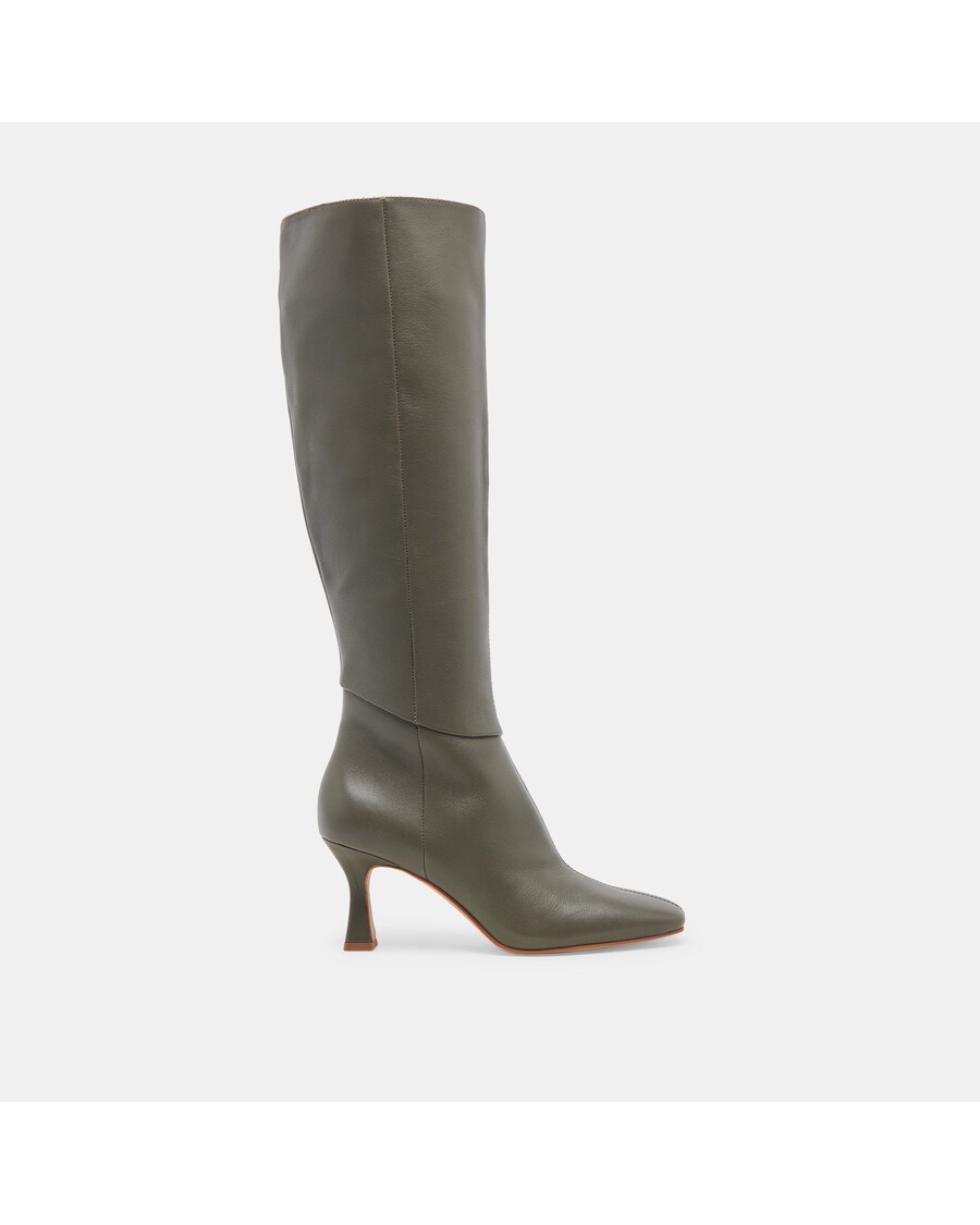 Dolce Vita GYRA BOOTS DARK OLIVE LEATHER