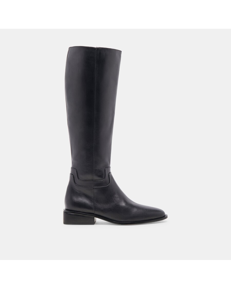 Dolce Vita VERDI WIDE CALF BOOTS BLACK LEATHER