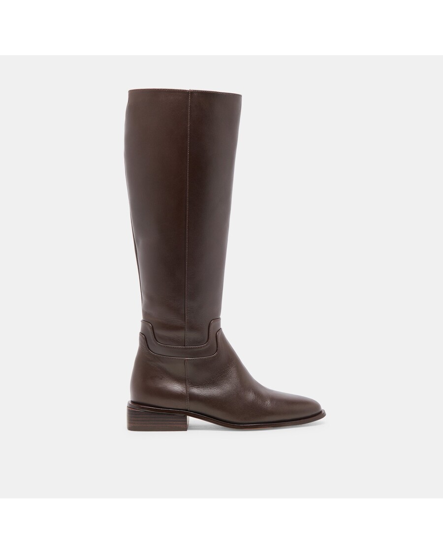 Dolce Vita VERDI WIDE CALF BOOTS WALNUT LEATHER