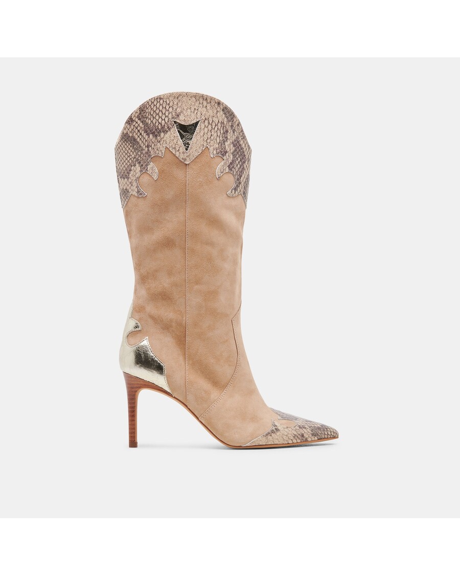 Dolce Vita KASEDY BOOTS TAUPE MULTI SUEDE