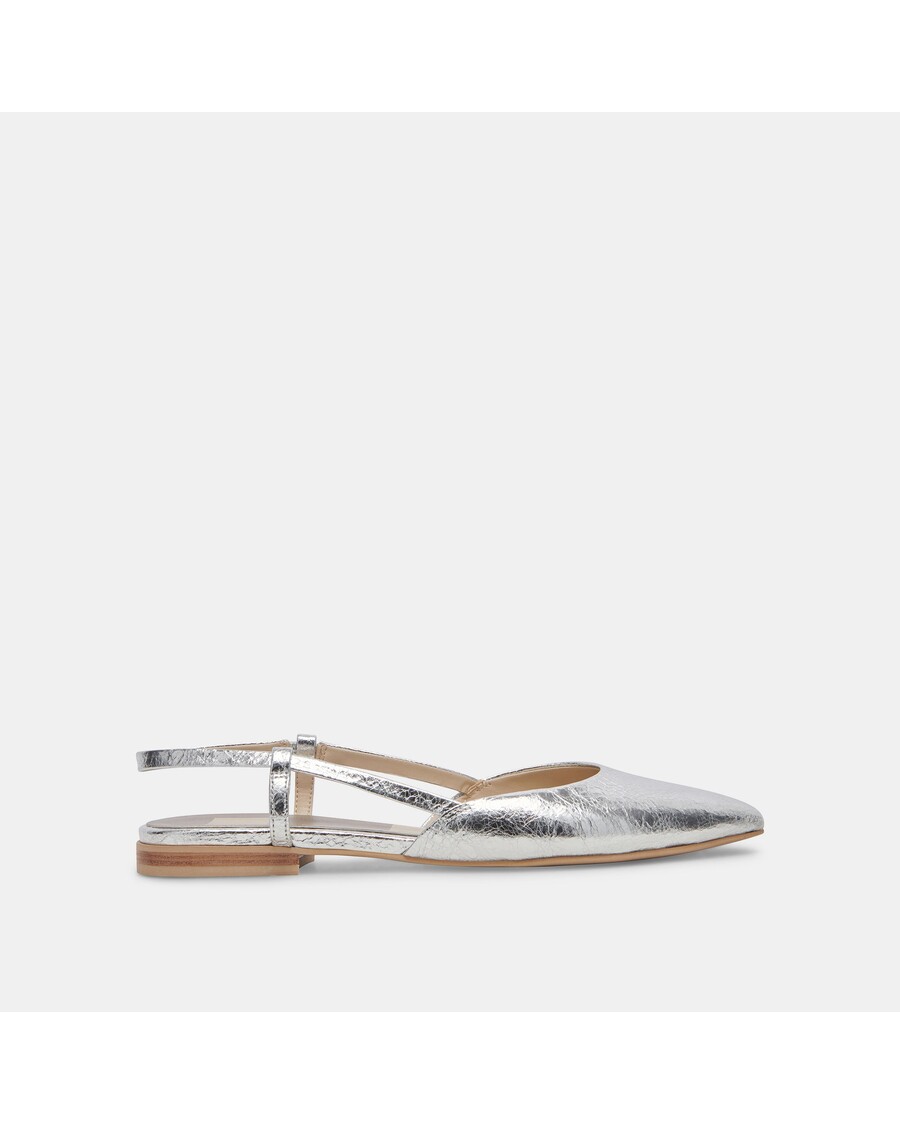 Dolce Vita NARAH FLATS SILVER METALLIC LEATHER