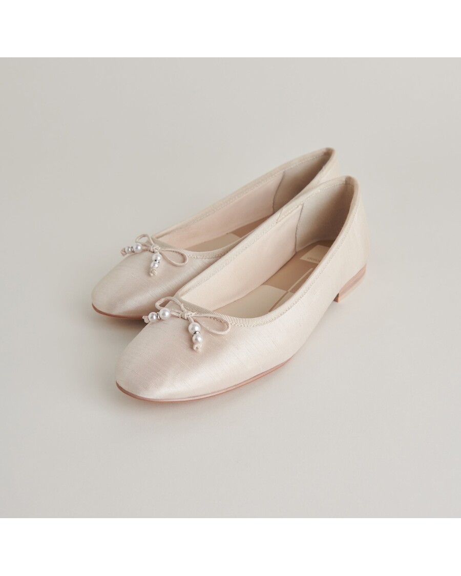 Dolce Vita CACY PEARL BALLET FLATS VANILLA PEARLS