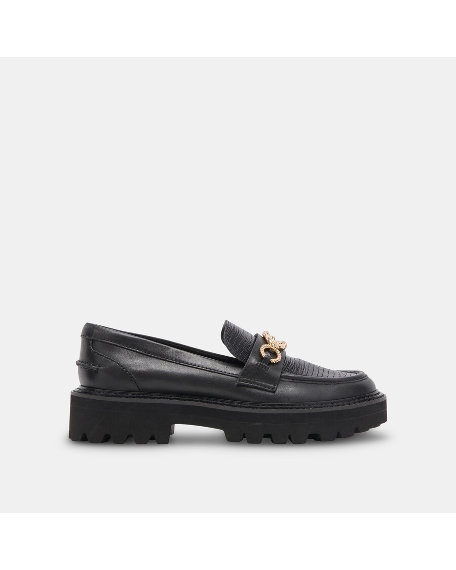 Dolce Vita MAMBO LOAFERS BLACK MULTI LEATHER