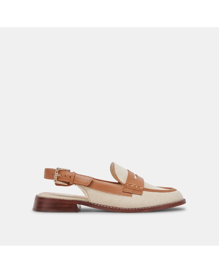 Dolce Vita HARDI LOAFERS TAN MULTI CANVAS