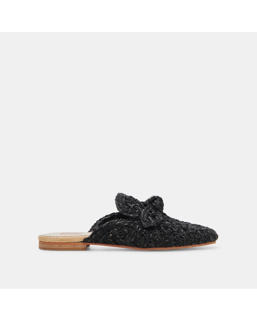 Dolce Vita SABOR FLATS ONYX RAFFIA