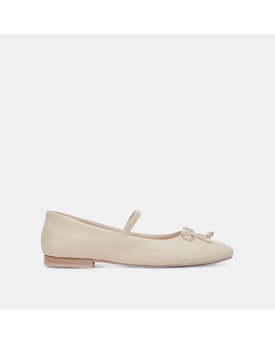 Dolce Vita CARIN BALLET FLATS IVORY LEATHER