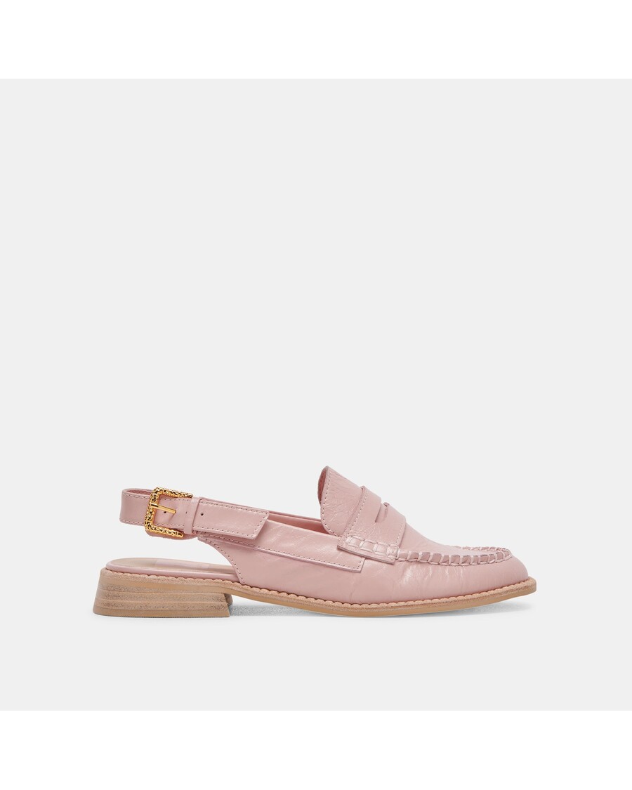 Dolce Vita HARDI LOAFERS PINK CRINKLE PATENT