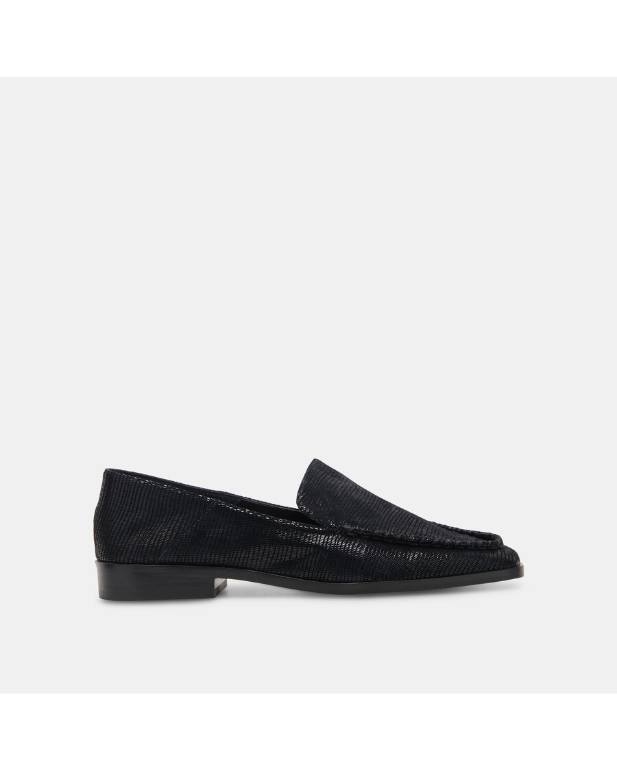 Dolce Vita BENY FLATS ONYX EMBOSSED LEATHER