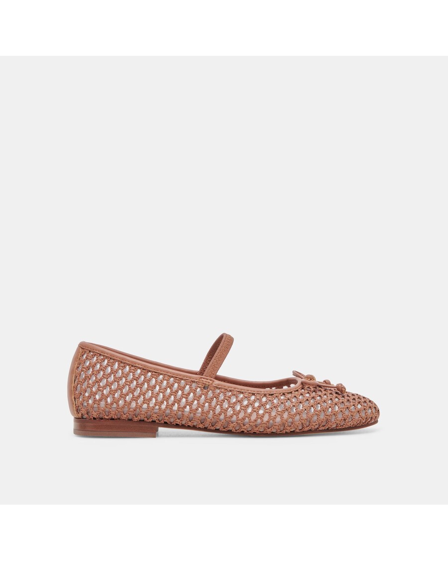 Dolce Vita CARIN RAFFIA BALLET FLATS CIDER RAFFIA