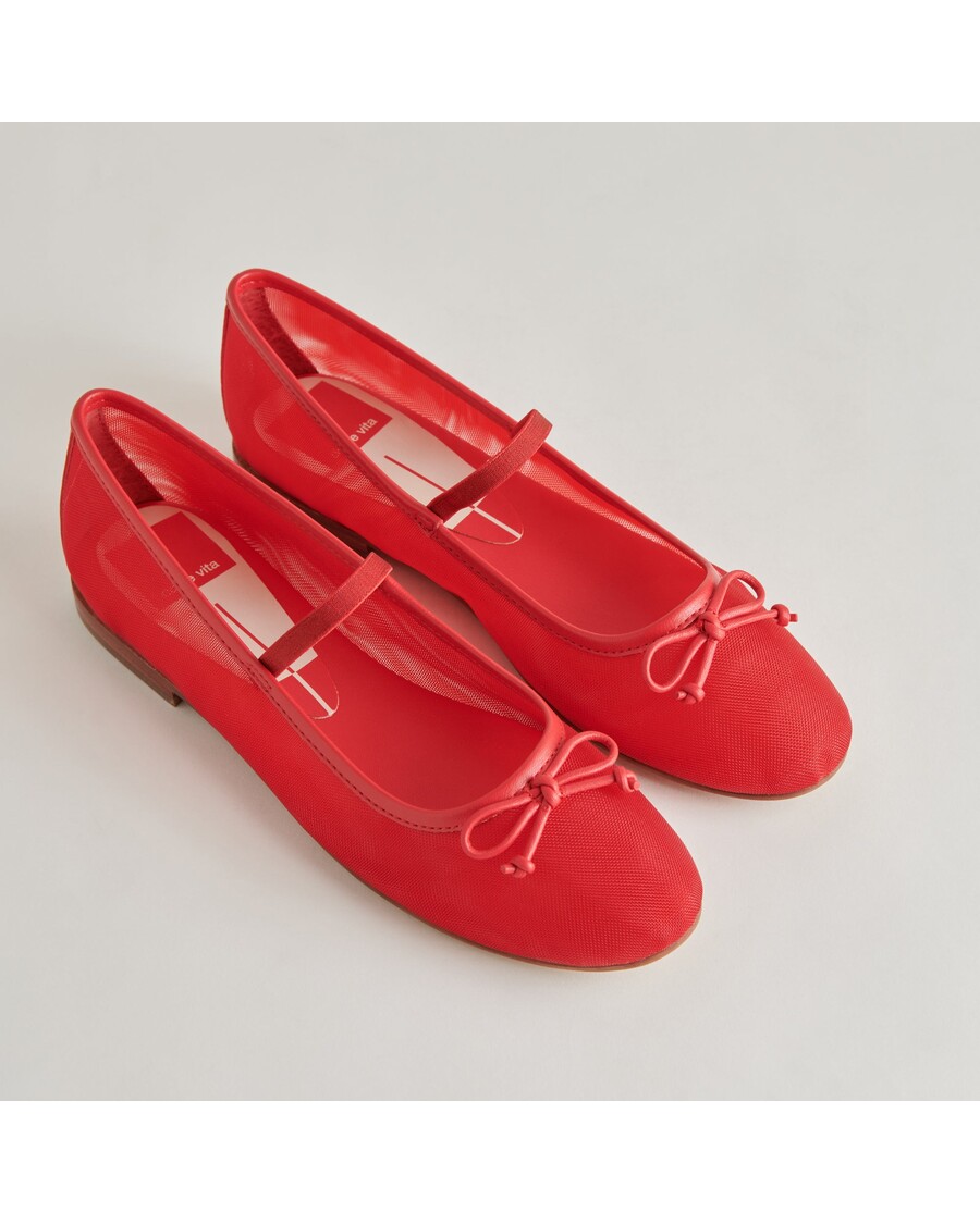 Dolce Vita CADEL BALLET FLATS RED MESH