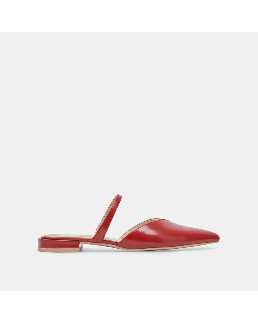 Dolce Vita KANIKA FLATS RED CRINKLE PATENT