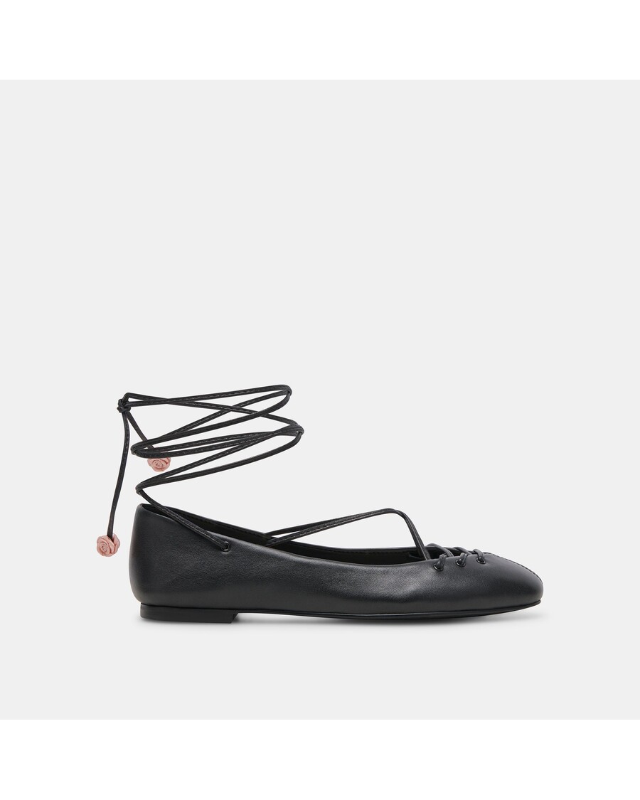 Dolce Vita BEATE BALLET FLATS BLACK LEATHER