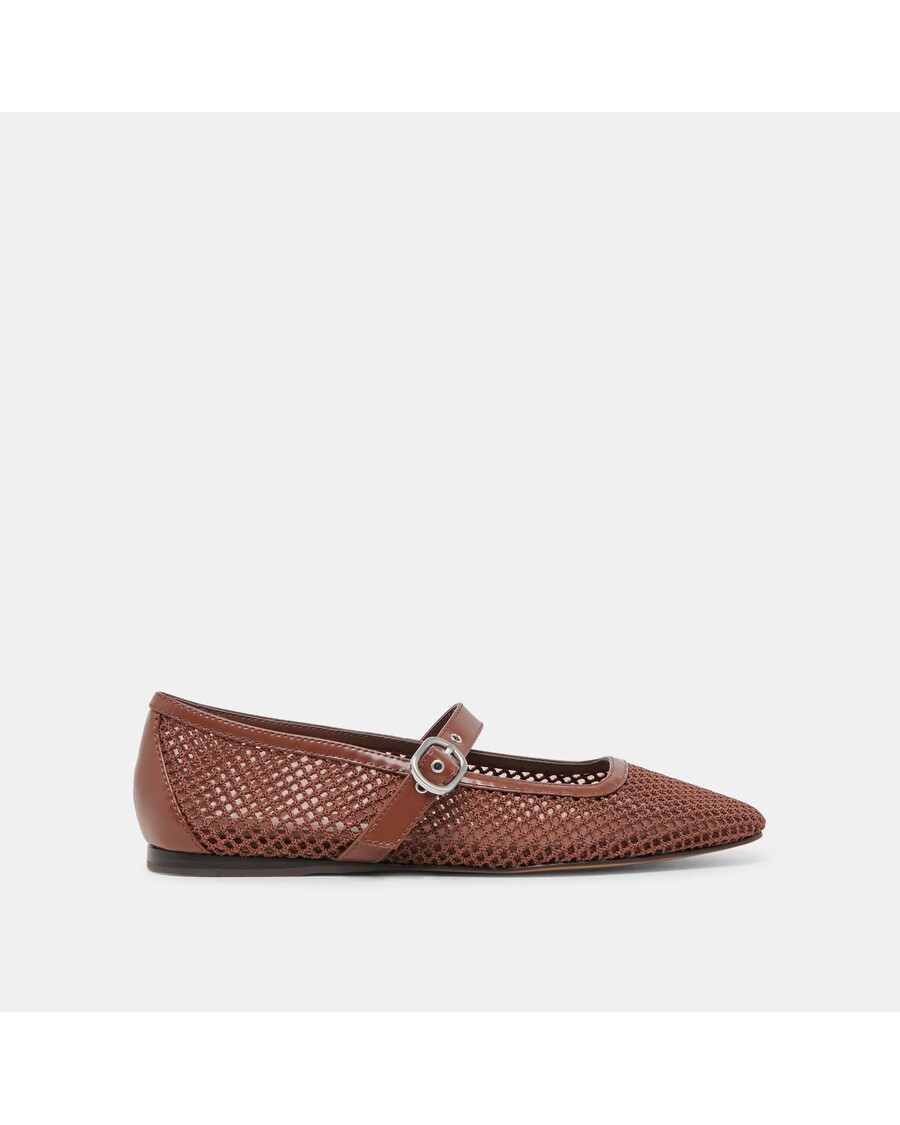 Dolce Vita RODNI MESH BALLET FLATS TOFFEE WOVEN MESH