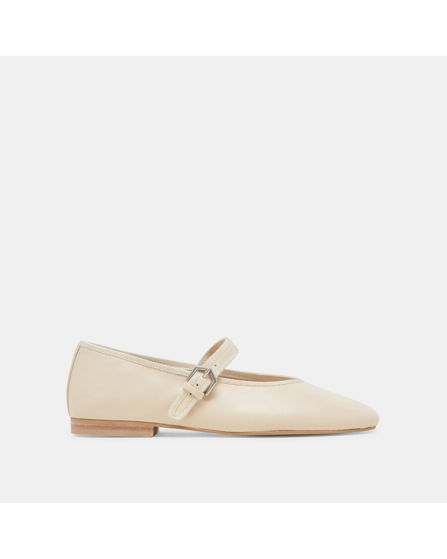 Dolce Vita ROSLYN BALLET FLATS CREME LEATHER