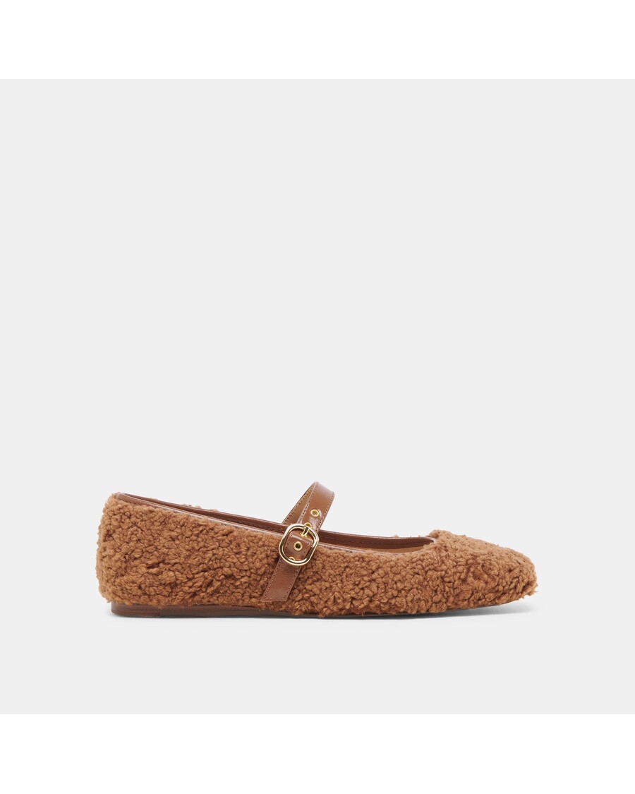 Dolce Vita RODNI PLUSH BALLET FLATS PECAN PLUSH