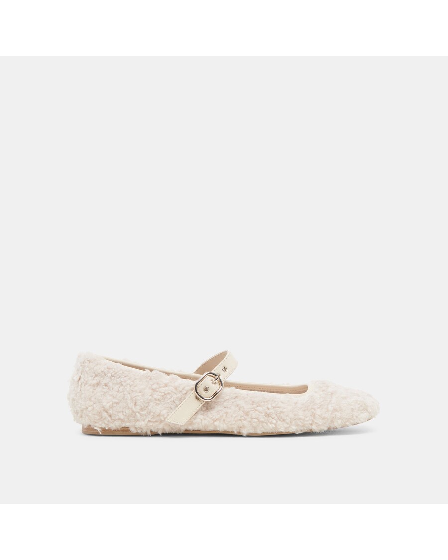 Dolce Vita RODNI PLUSH BALLET FLATS CREME PLUSH