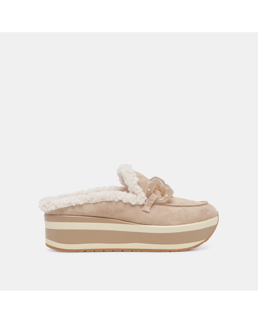 Dolce Vita JAMEY PLUSH SNEAKERS TAUPE SUEDE