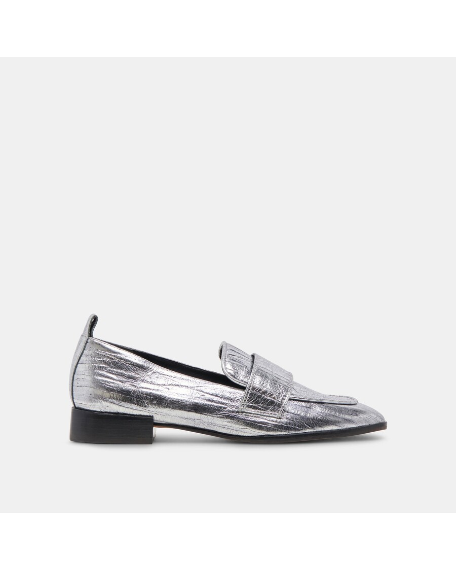 Dolce Vita NYGEL LOAFERS GRAPHITE METALLIC LEATHER