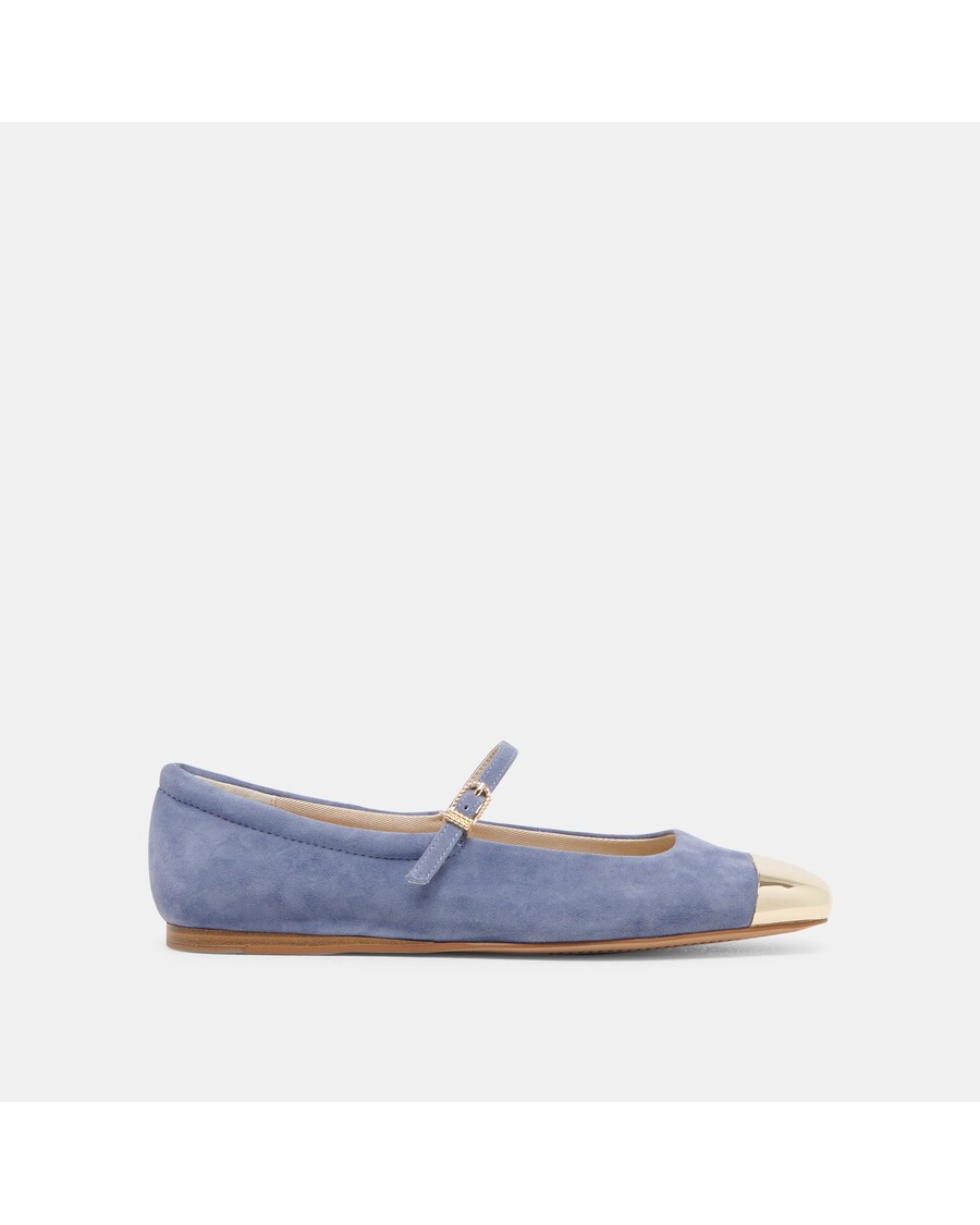 Dolce Vita REYES TOE CAP BALLET FLATS BLUEBELL SUEDE