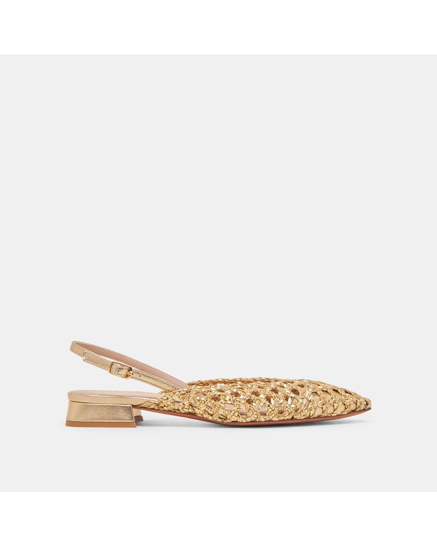 Dolce Vita CYNDI FLATS GOLD WOVEN