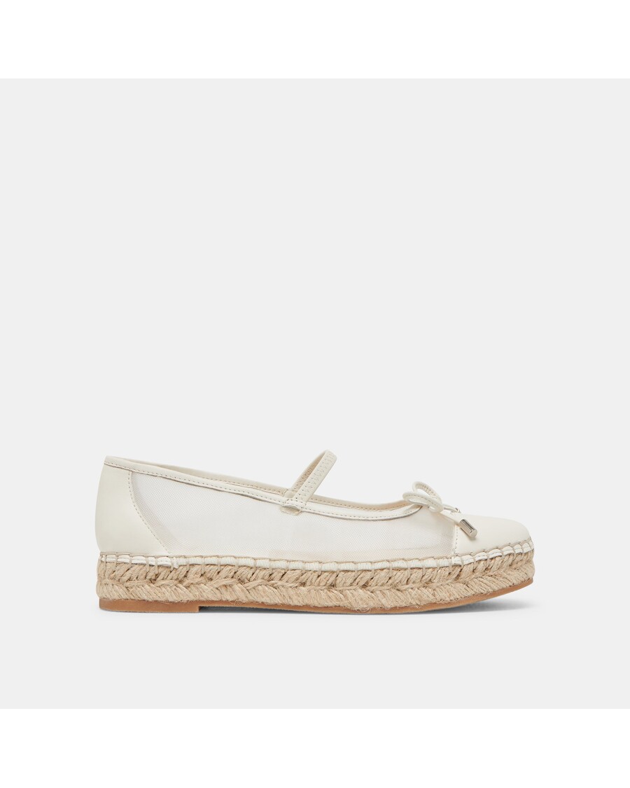 Dolce Vita CAMBRE BALLET FLATS WHITE MESH