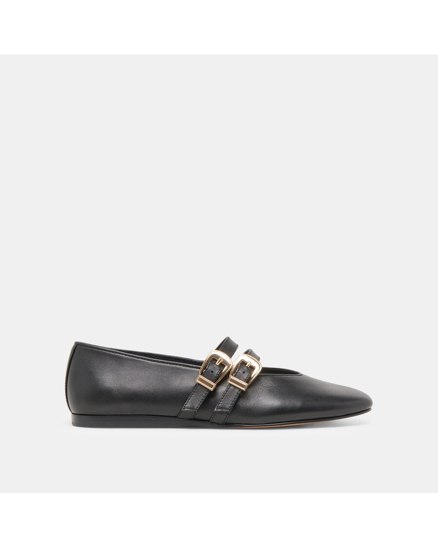 Dolce Vita BAYLEE BALLET FLATS BLACK LEATHER