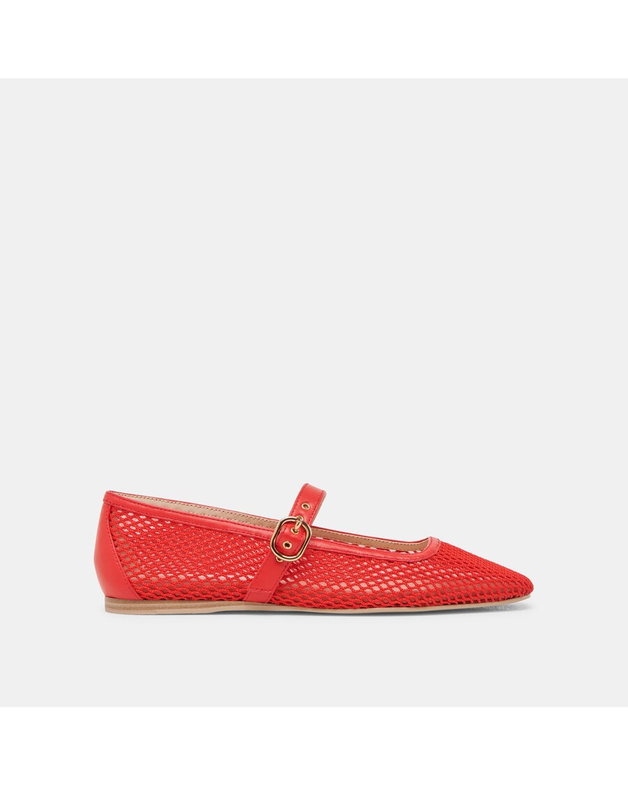 Dolce Vita RODNI MESH BALLET FLATS CHILI WOVEN MESH