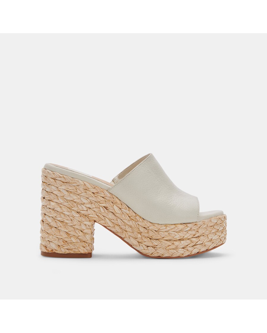 Dolce Vita ELORA HEELS IVORY LEATHER