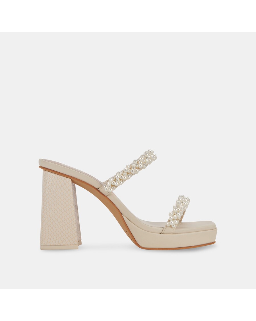 Dolce Vita ARIELE HEELS VANILLA PEARLS